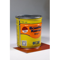 Vienkomponenta pārklājums metāla aizsardzībai pret koroziju Brantho-Korrux 3in1, RAL3009, A.V. Branth