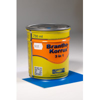 Vienkomponenta pārklājums metāla aizsardzībai pret koroziju Brantho-Korrux 3in1, RAL5017, A.V. Branth
