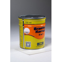 Vienkomponenta pārklājums metāla aizsardzībai pret koroziju Brantho-Korrux 3in1, RAL9016, A.V. Branth