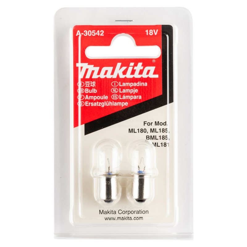 Spuldzīte 18V (2gab.) ML180, BML185, Makita