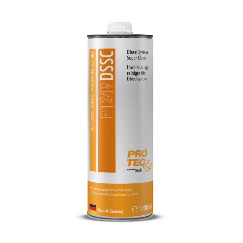 Augstas veiktspējas dīzeļdegvielas sistēmas tīrītājs Diesel System Super Clean, DSSC, 1000 ml, PRO-TEC
