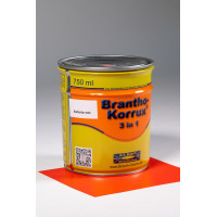 Vienkomponenta pārklājums metāla aizsardzībai pret koroziju Brantho-Korrux 3in1, Kubota Red, A.V. Branth