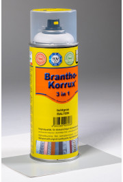Vienkomponenta pārklājums metāla aizsardzībai pret koroziju Brantho-Korrux 3in1, aerosolā 400ml RAL 7035, A.V. Branth
