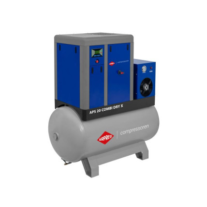 Stacionārais skrūves kompresors APS 20 Combi DRY X, 400V, Airpress