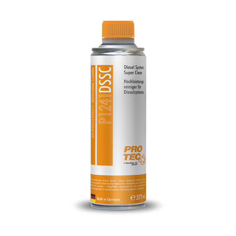 Augstas efektivitātes dīzeļsistēmas attīrītājs Diesel System Super Clean, 375 ml, PRO-TEC