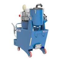 Industriālais putekļu sūcējs darbgaldu un CNC iekārtu apkopei Oilvac 300, DuPuy