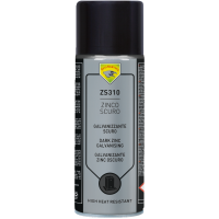 Cinka aerosols ZS310, 400 ml, melns, karstumizturīgs, Eco Service