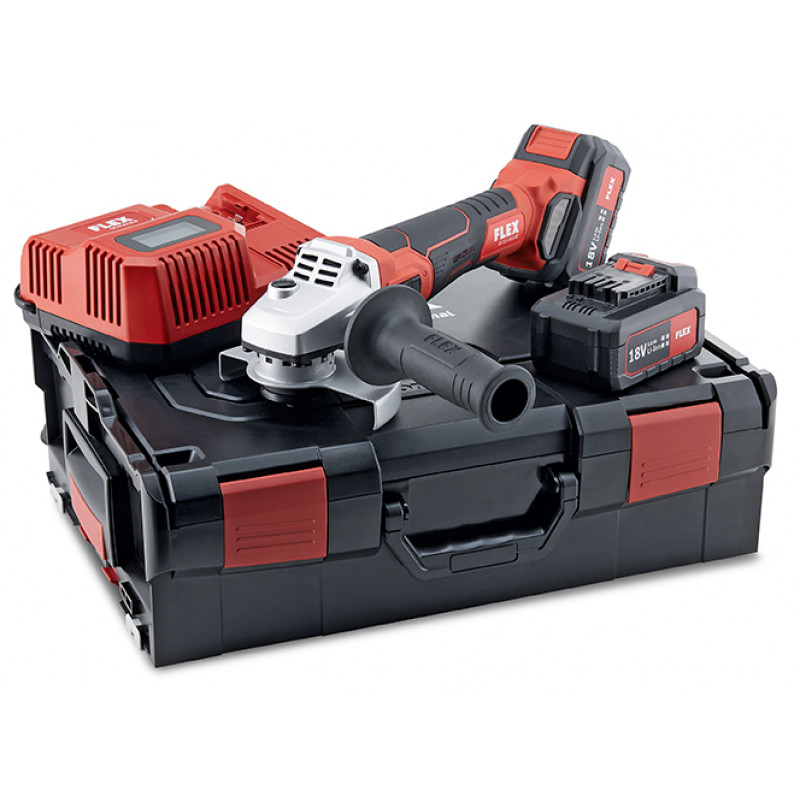 Аккумуляторная угловая шлифовальная машина LB 125 18.0-EC/5.0 Set, Flex