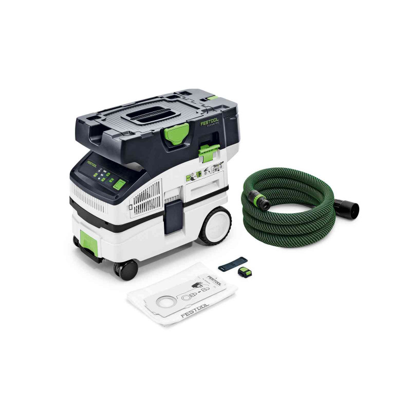 Akumulatoru mobilais putekļu sūcējs CLEANTEC CTLC MINI I-Basic, Festool