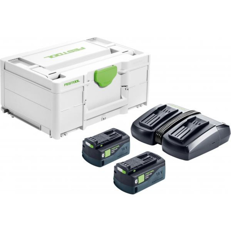 Комплект блока питания SYS 18V 2x5,0/TCL 6 DUO, Festool