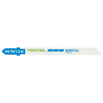 Figūrzāģa asmens METAL STEEL/STAINLESS STEEL HS 75/1,2 BI, 1gb, Festool