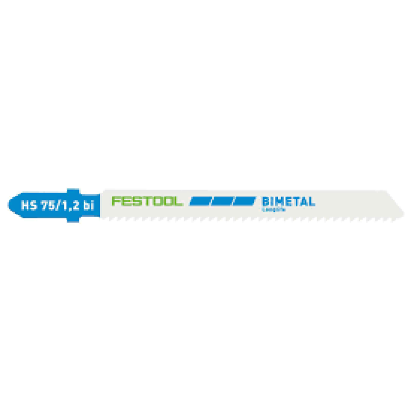 Figūrzāģa asmens METAL STEEL/STAINLESS STEEL HS 75/1,2 BI, 1gb, Festool