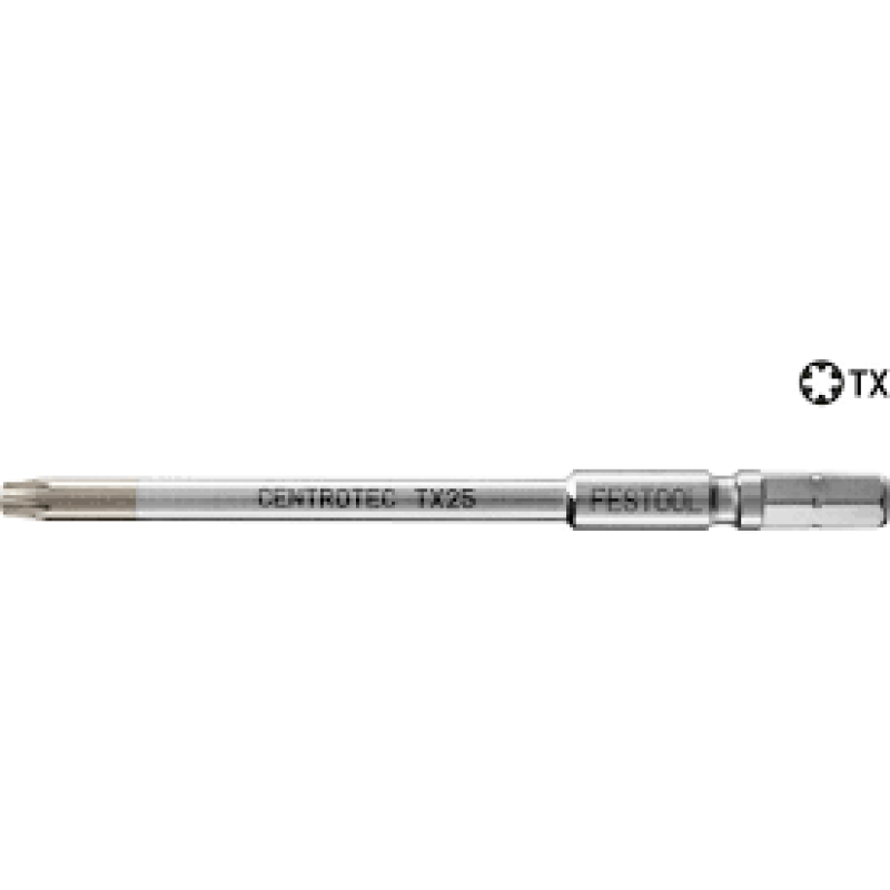 Skrūvgriežu uzgaļi TX 25-100 CE, 1gb, Festool