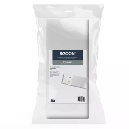 Putekļu maisi x5 Festool CT / CTL / MINI / MIDI, SQOON