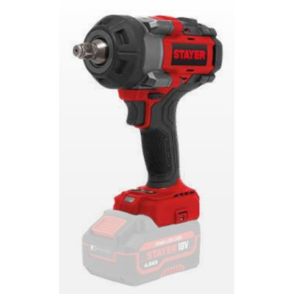 Akumulatora trieciena uzgriežņu atslēga IWB 900 L2026, Stayer