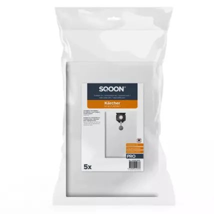 Мешки для пыли x5 Kärcher NT40/1 - NT50/1 серии PRO, SQOON